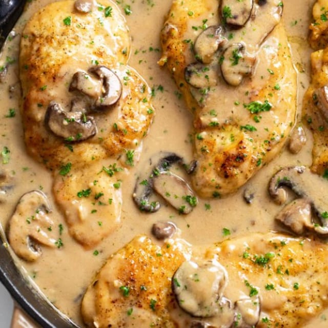 Chicken Marsala.